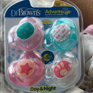 Dr. Brown's Glow-in-the-Dark Pacifiers Set